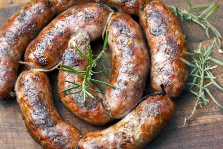 Fresh Pure Beef, Herb and Garlic Sausages