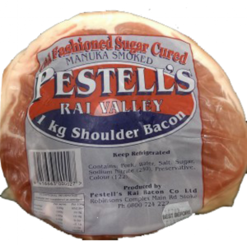 Pestell Dry-Cured Shoulder Bacon