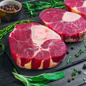 Frozen Sliced Beef Shin on Bone 'osso buco'