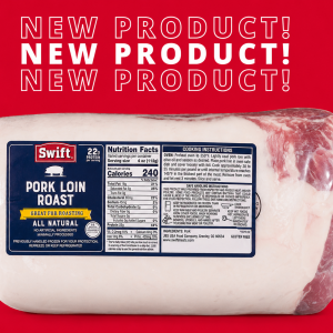 'Swift' USA Pork Loin Roast, Boneless / Skinless
